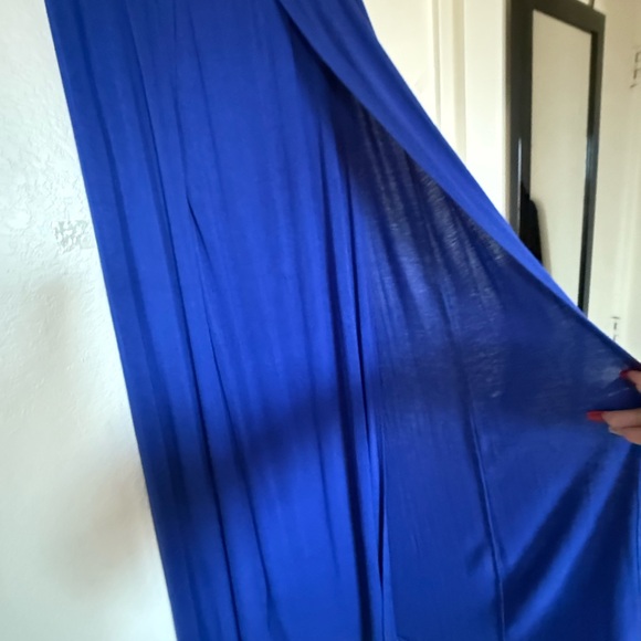 Chic Royal Blue Maxi Skirt - Picture 5 of 7